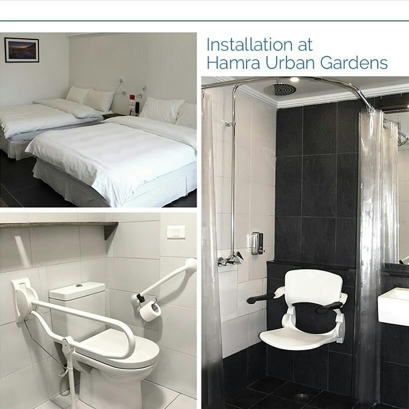 Wheelchair Bedroom and Bathroom Installation at Hamra Urban Garden